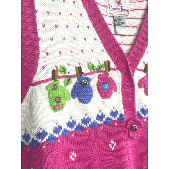 Coquette Quacker factory Christmas vest size M - Picture 3 of 7